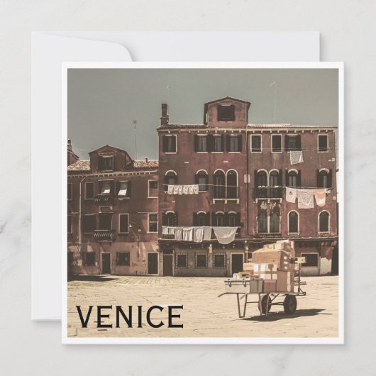 Vintages Foto von Venedig (Vorderseite)