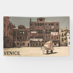 Vintages Foto von Venedig Banner