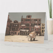 Vintages Foto von Venedig Karte (Rückseite)