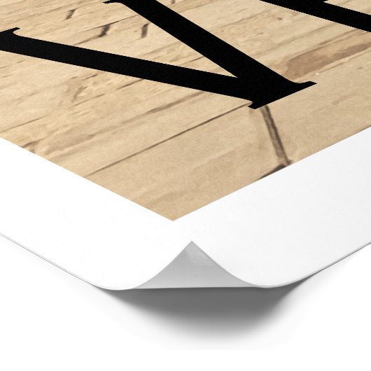 Vintages Foto von Venedig Poster (Ecke)