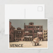 Vintages Foto von Venedig Postkarte (Vorne/Hinten)
