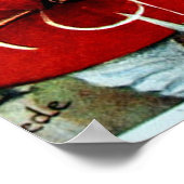 Vintages Fox-Jagdplakat Poster (Ecke)