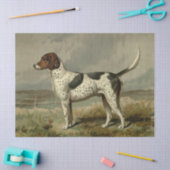 Vintages Foxhound-Gewebe Seidenpapier (Basteln)