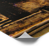 Vintages Frankreich, Bretagne, Penmarch, Eglise St Poster (Ecke)