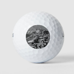 Vintages Frankreich Cannes Beach Dart Board Golfball
