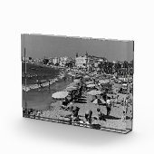 Vintages Frankreich Cannes Strand Fotoblock (Rechts)