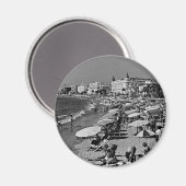 Vintages Frankreich Cannes Strand Magnet (Vorderseite/Rückseite)