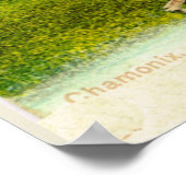 Vintages Frankreich, Chamonix 1907 Poster (Ecke)