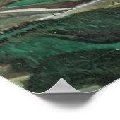 Vintages Frankreich, Chamonix Mont Blanc, Berggipf Poster (Ecke)