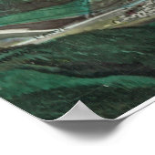 Vintages Frankreich, Chamonix Mont Blanc Poster (Ecke)