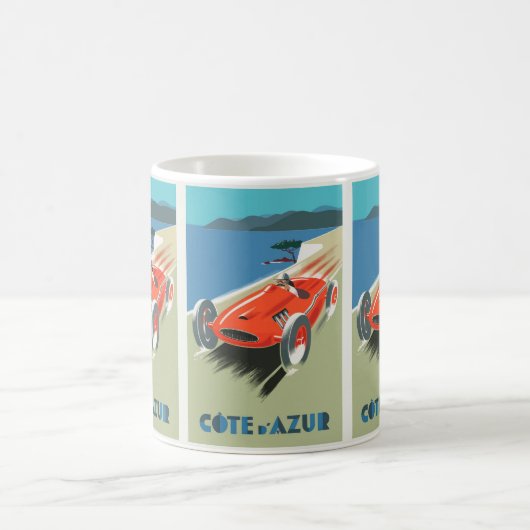 Vintages Frankreich: Côte d'Azur Kaffeetasse (Mittel)