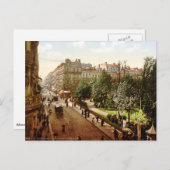 Vintages Frankreich, Elsass-Lothringen Straße, Tou Postkarte (Vorne/Hinten)