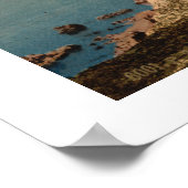 Vintages Frankreich, Insel Saint-Honorat, Cannes Poster (Ecke)