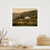 Vintages Frankreich, Le Cantal, Chateau Anteroche Poster (Küche)