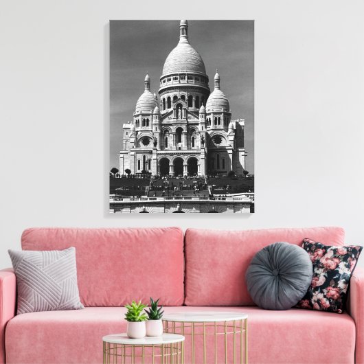 Vintages Frankreich Leinwanddruck (Insitu (Wohnzimmer))