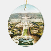 Vintages Frankreich, Palais De Versailles Keramik Ornament (Links)