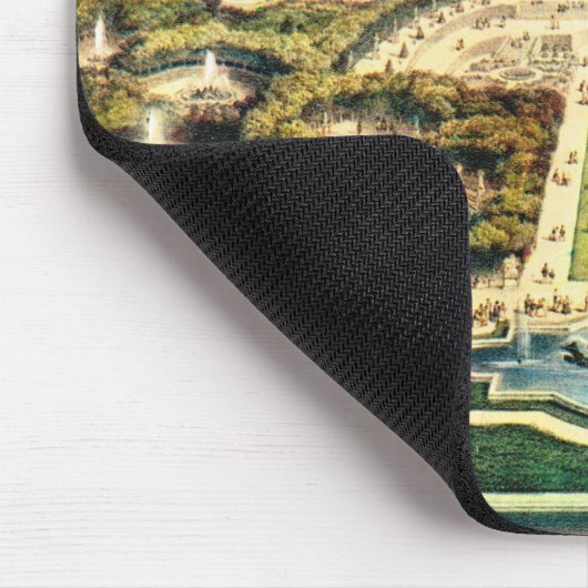 Vintages Frankreich, Palais De Versailles Mousepad (Ecke)