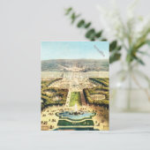Vintages Frankreich, Palais de Versailles Postkarte (Stehend Vorderseite)