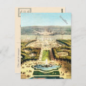 Vintages Frankreich, Palais de Versailles Postkarte (Vorne/Hinten)