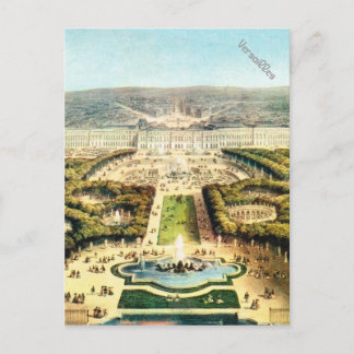 Vintages Frankreich, Palais de Versailles Postkarte