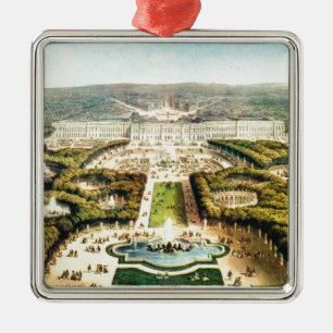 Vintages Frankreich, Palais De Versailles Silbernes Ornament