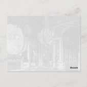 Vintages Frankreich Palast Versailles Krieg Postkarte (Rückseite)