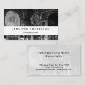 Vintages Frankreich Palast Versailles Krieg Visitenkarte (Vorne/Hinten)