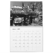 Vintages Frankreich Paris 1970 Kalender (Mär 2027)