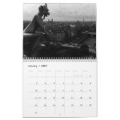 Vintages Frankreich Paris 1970 Kalender (Jan 2027)