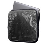 Vintages Frankreich Paris champs elysees avenue Mo Laptopschutzhülle (Vorderseite Links)