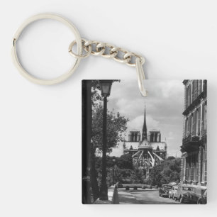 Vintages Frankreich Paris Notre dame Saint Lupis Schlüsselanhänger