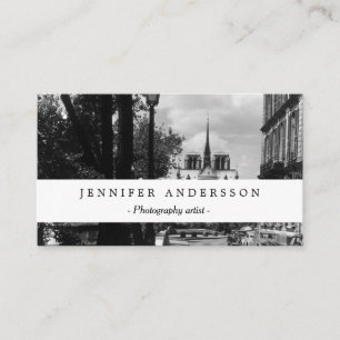 Vintages Frankreich Paris Notre dame Saint Lupis Visitenkarte