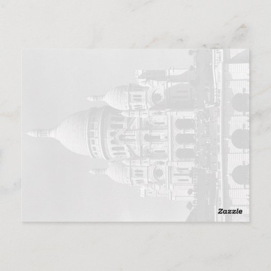 Vintages Frankreich Postkarte (Rückseite)