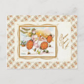 Vintages Frankreich, Schneeballkampf, Schneemann Postkarte (Vorderseite)