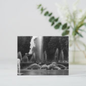 Vintages Frankreich Versailles Palast Neptune Brun Postkarte (Stehend Vorderseite)