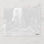 Vintages Frankreich Versailles Palast Neptune Brun Postkarte (Rückseite)