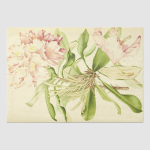 Vintages Französisch-Floral Ephemere Decoupage Pin Seidenpapier