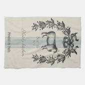 Vintages Französisch Geschirrtuch (Horizontal)