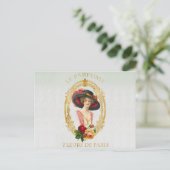 Vintages Französisch Postkarte (Stehend Vorderseite)