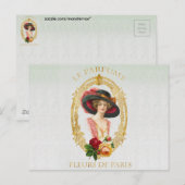 Vintages Französisch Postkarte (Vorne/Hinten)