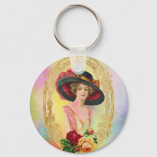 Vintages Französisch Schlüsselanhänger (Vorderseite)