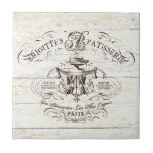 Vintages französisches Bäckereizeichen Fliese (Vorderseite)