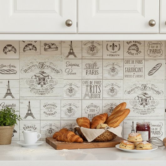 Vintages französisches Bäckereizeichen Fliese