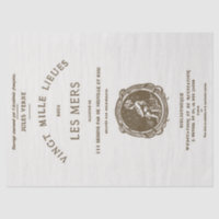 Vintages französisches Buch Titelseite Decoupage J