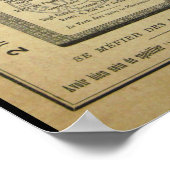 Vintages französisches Buchposter Poster (Ecke)