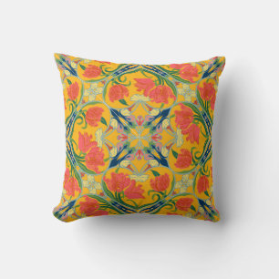 Vintages französisches Country Tulip Keuchkissen Kissen