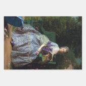 Vintages französisches Dekoupage Wrapping Paper Geschenkpapier Set (Vorderseite 2)