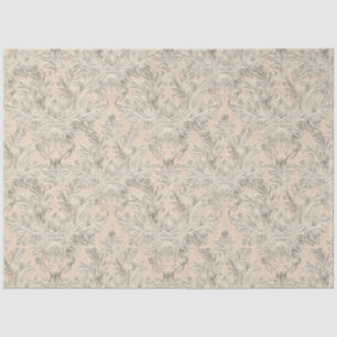 Vintages französisches Elegantes Deko-Dekor aus we Seidenpapier