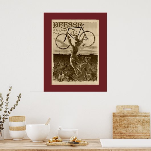 Vintages französisches Fahrrad Poster (Küche)