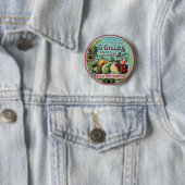 Vintages französisches Fruchtlabel Button (Beispiel)